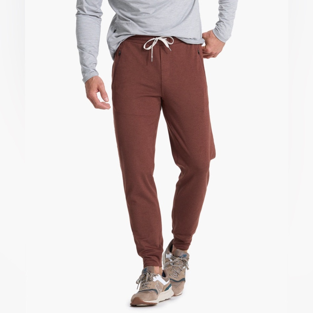 Men’s Vuori Ponte Performance Dreamknit Jogger Cedar Heather Small